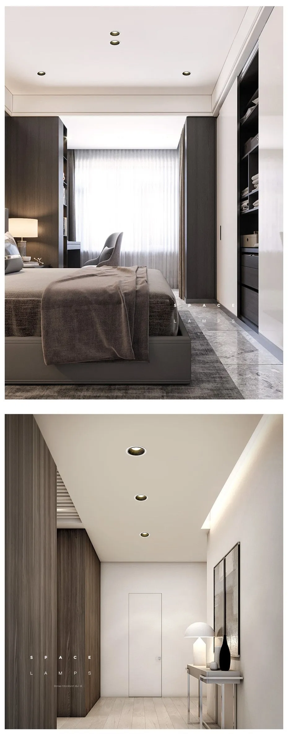 2021 New Led Recessed Downlight Ceiling-Lamp Round no glare Led Light Honeycomb High Quality Lighting Corridor Living Room Home