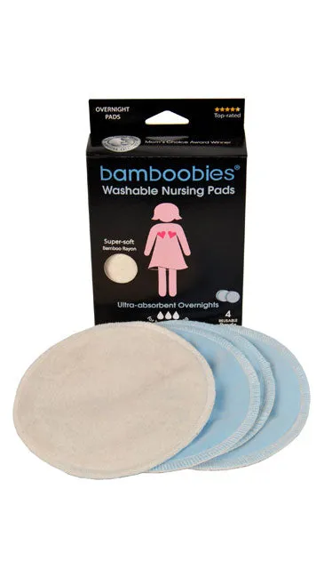 Bamboobies Overnight Nursing Bra Pads 4pk.