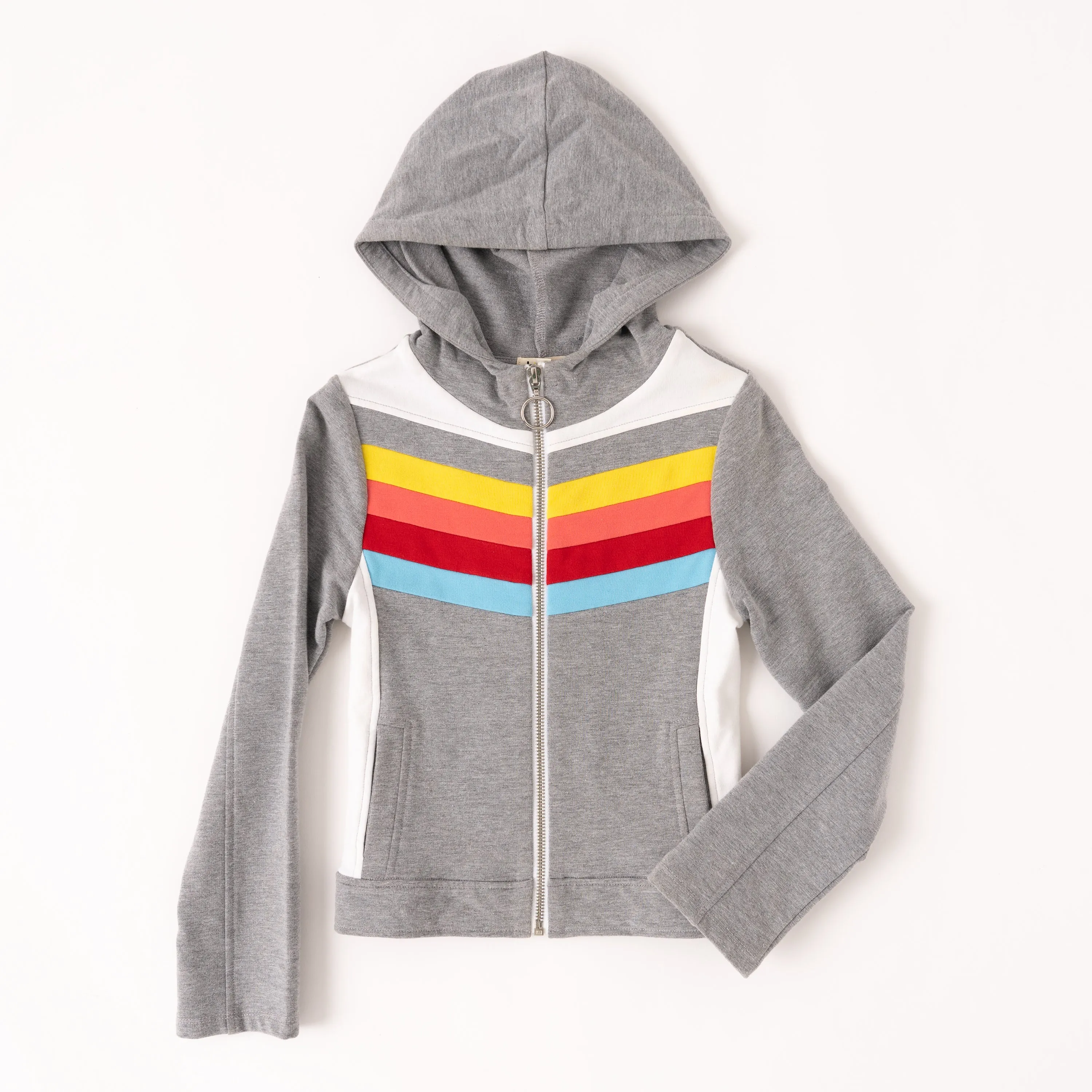 Chevron Fleece Cardigan