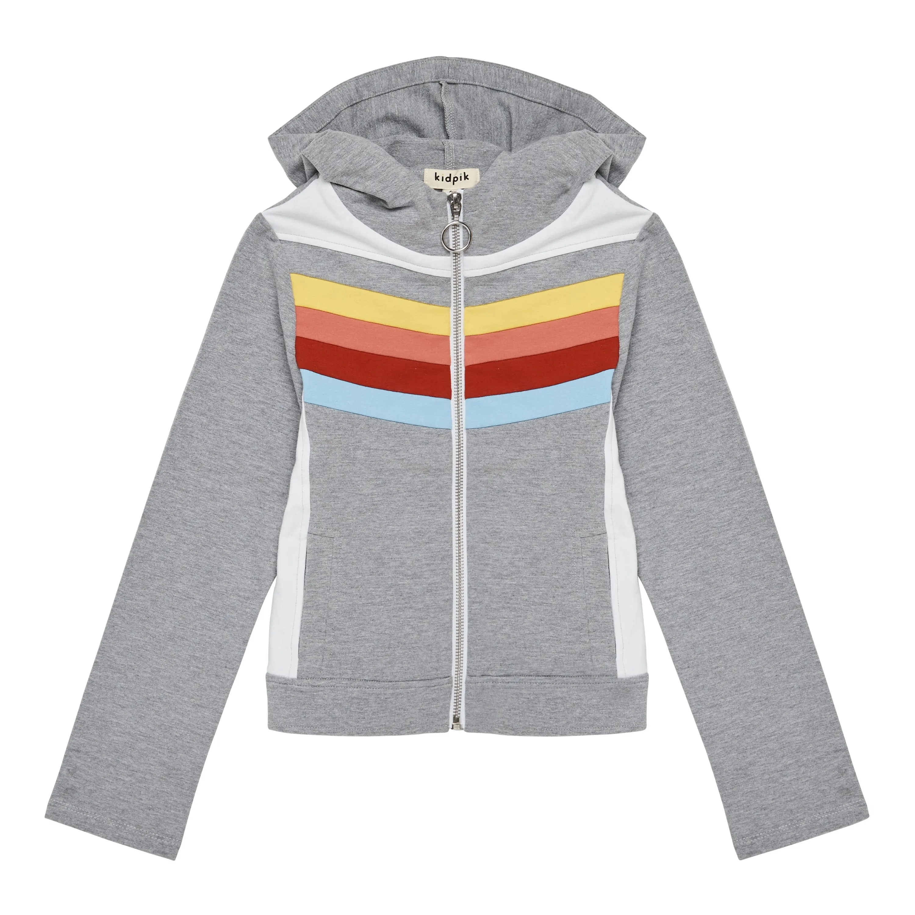 Chevron Fleece Cardigan