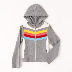 Chevron Fleece Cardigan