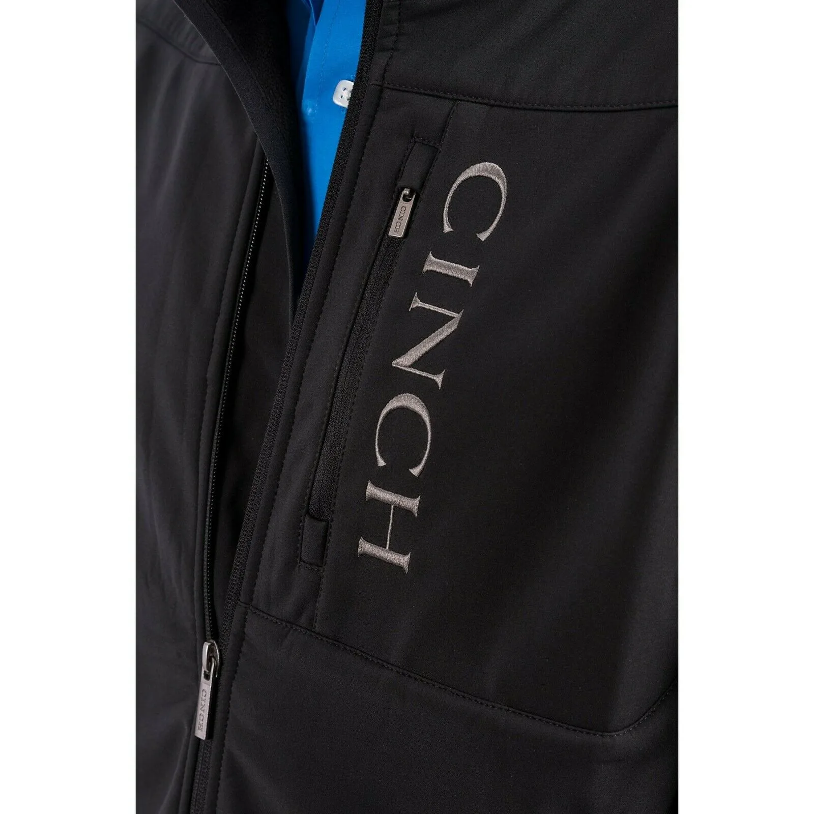 Cinch Men's Black Concealed Carry Bonded Jacket MWJ1043014