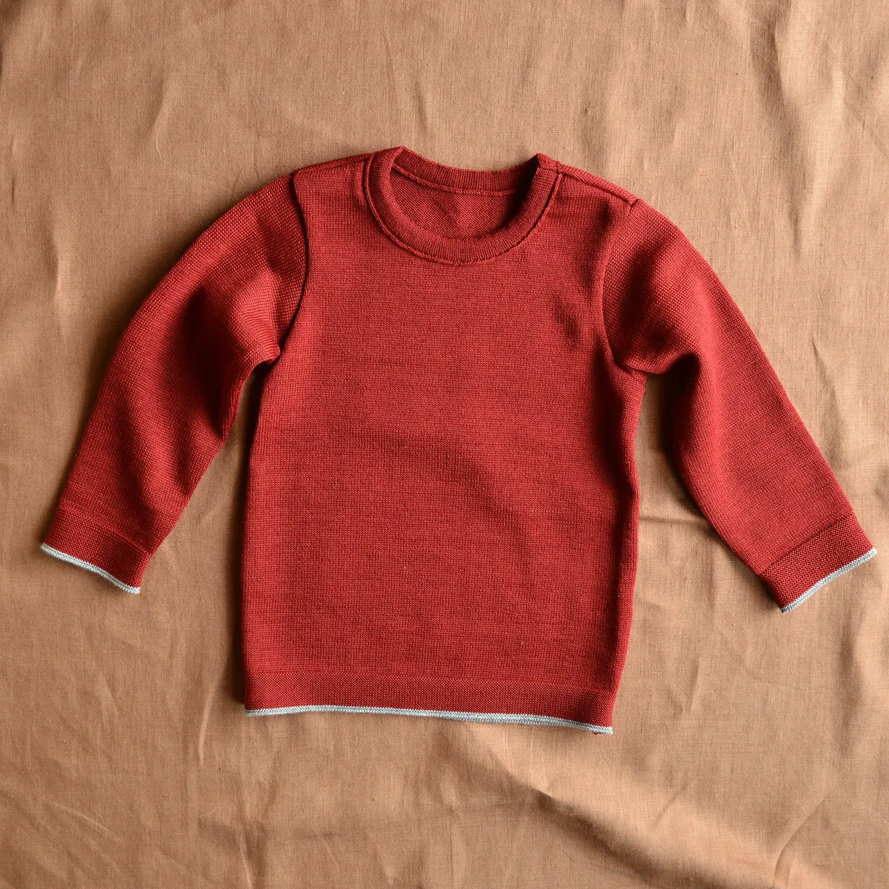 Classic Merino Kids Jumper - Bordeaux (5-6y) *Retired Colour*