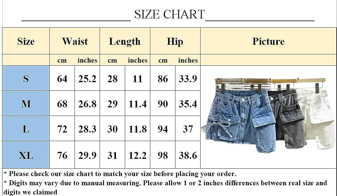 Denim Mini  Casual Women Jean Skirt