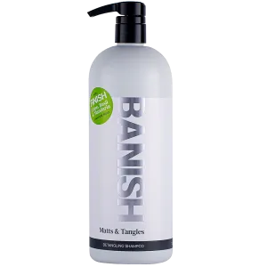 Detangling Shampoo 33oz by Banish - Lime, Basil, and Mandarin