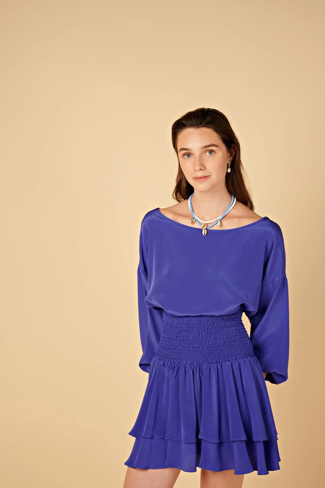 Dione Smocked Skirt