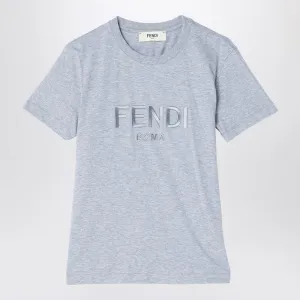 FENDI Embroidered Logo T-Shirt for Women - FW24 Collection
