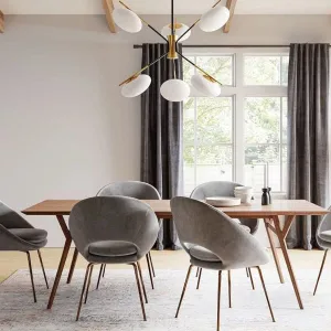 Fully Upholstered Indoor Furniture - Dining Set - Brandon