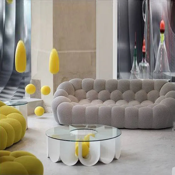 Fully Upholstered Indoor Furniture - Sofa Set - Bubble