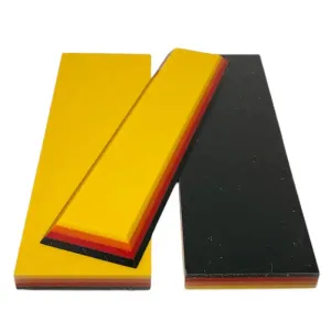G10 Multicolor Scales- RETRO TRD- Yellow/Orange/Red/Black- 1/4"