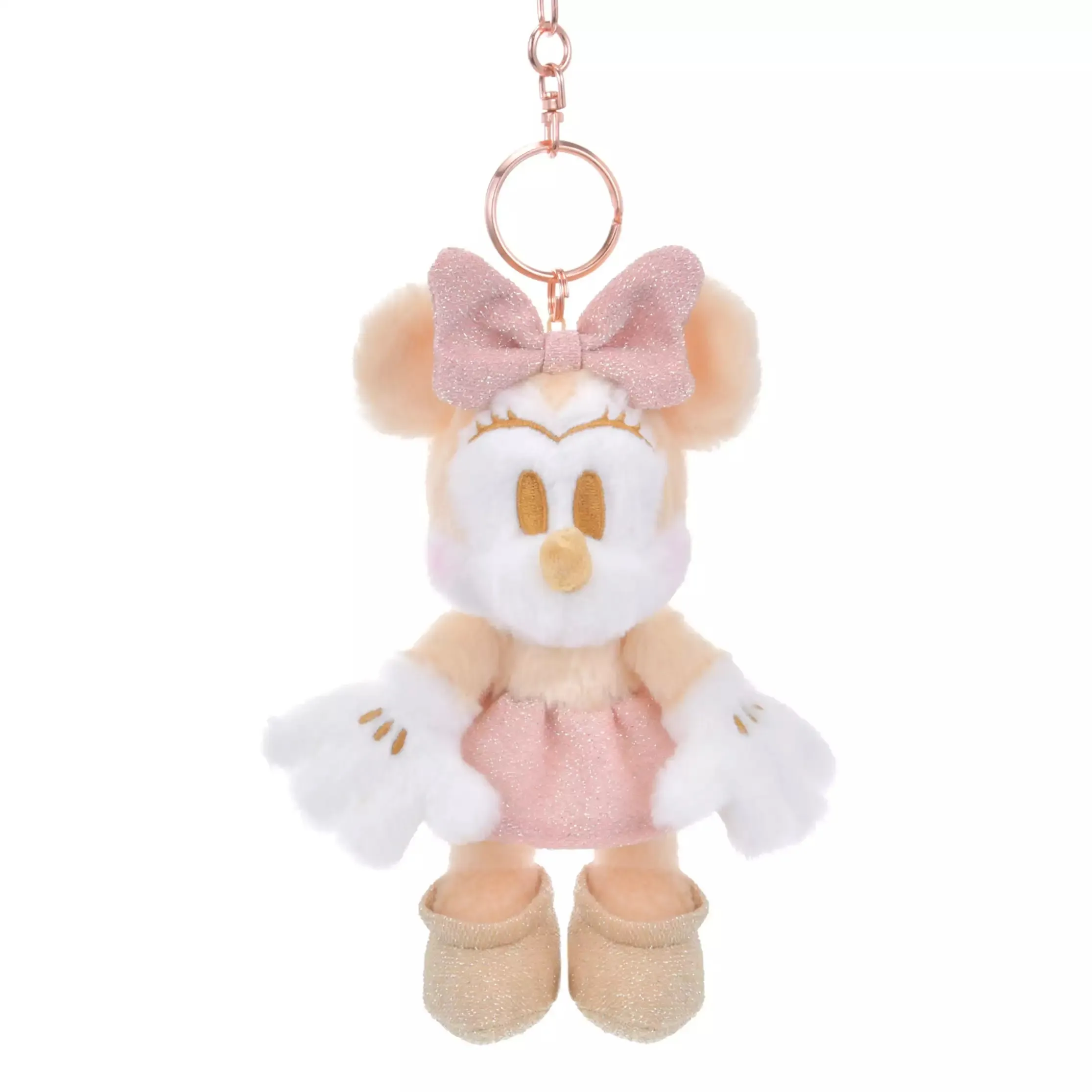JDS - Winter Shiny Color Collection x Minnie Mouse Plush Keychain (Release Date: Nov 26, 2024)