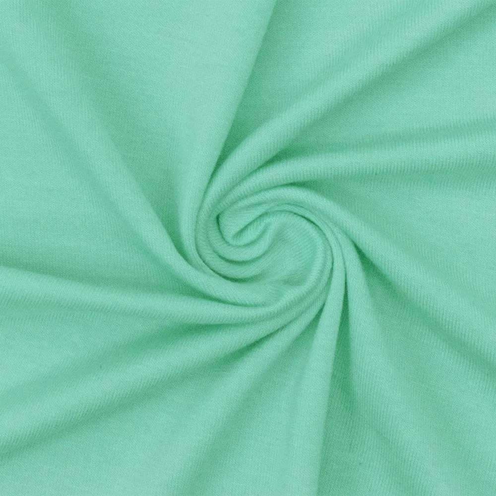Light Green Solid Stretch Spandex Rayon Modal Jersey Knit Fabric