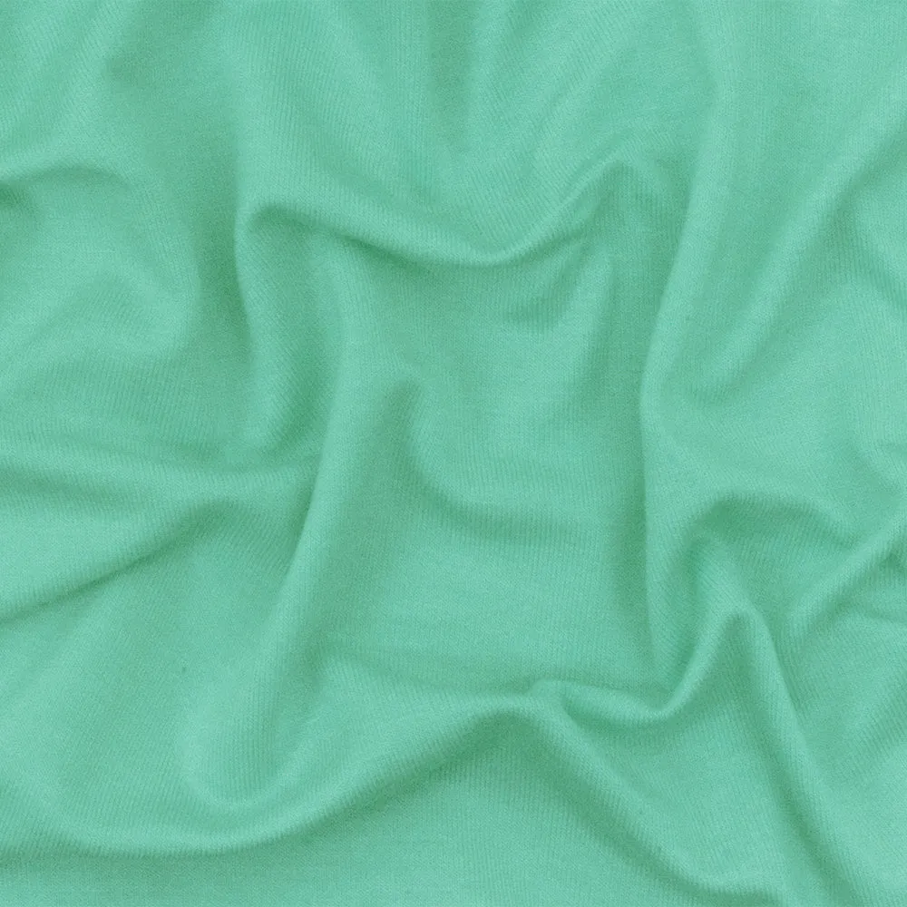 Light Green Solid Stretch Spandex Rayon Modal Jersey Knit Fabric