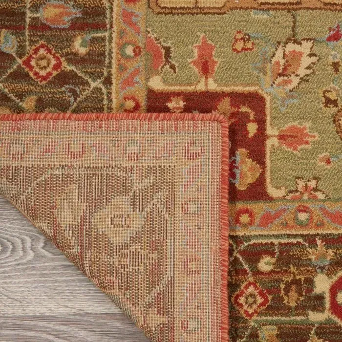 Living Treasures LI01 Rust Rug