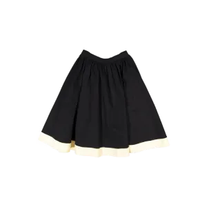 REORDER FINAL SALE IN FULL SWING SKIRT LL-BLACK/CREAM