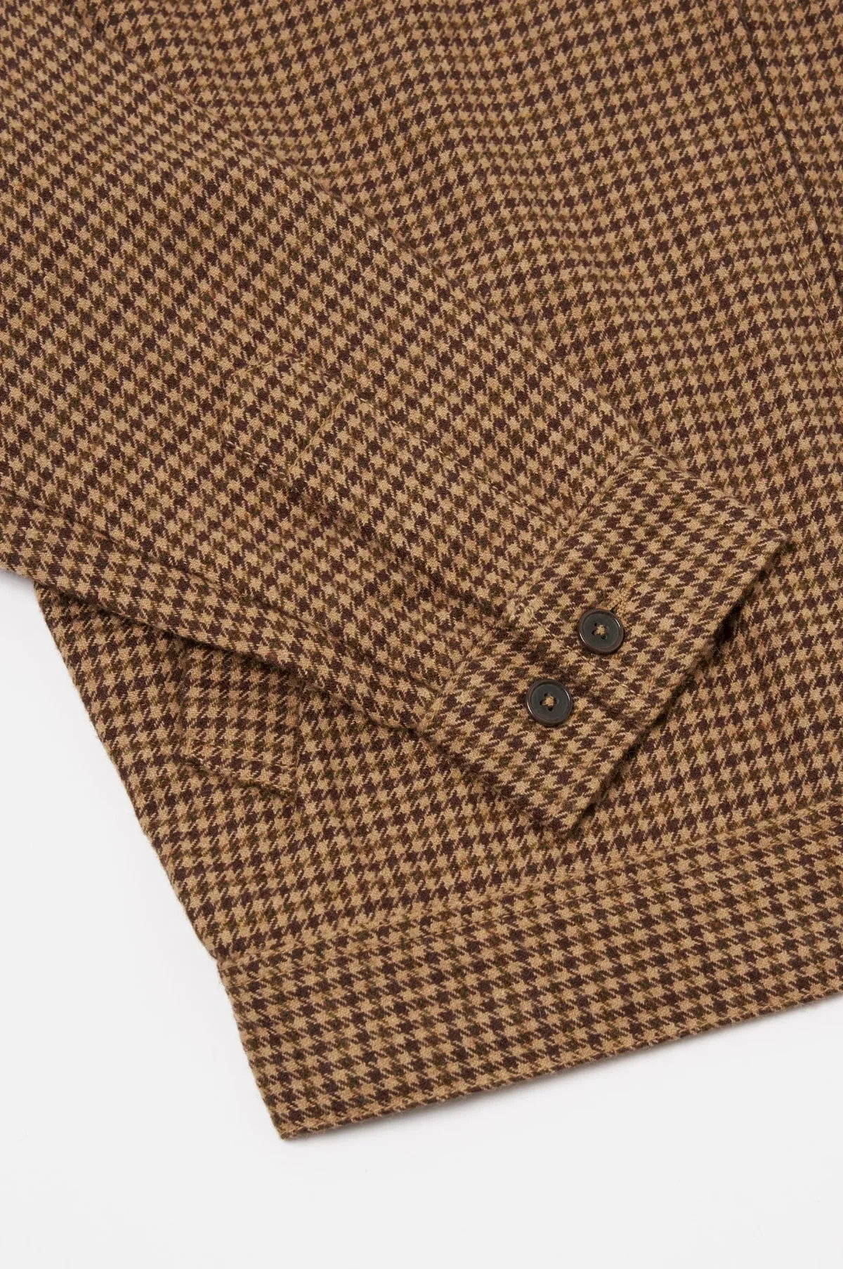 Rose Bowl Jacket Houndstooth Tweed Sand