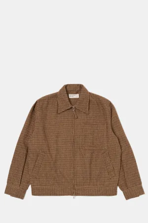 Rose Bowl Jacket Houndstooth Tweed Sand