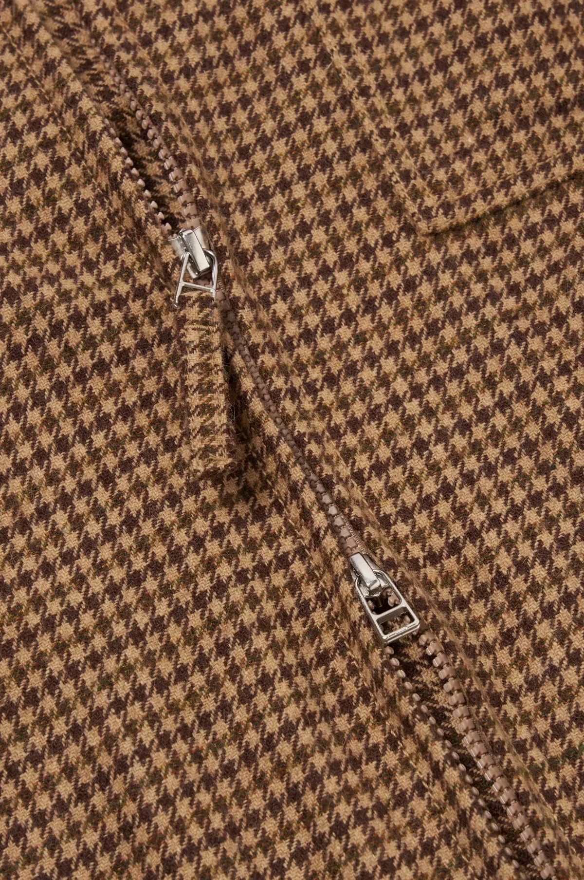 Rose Bowl Jacket Houndstooth Tweed Sand