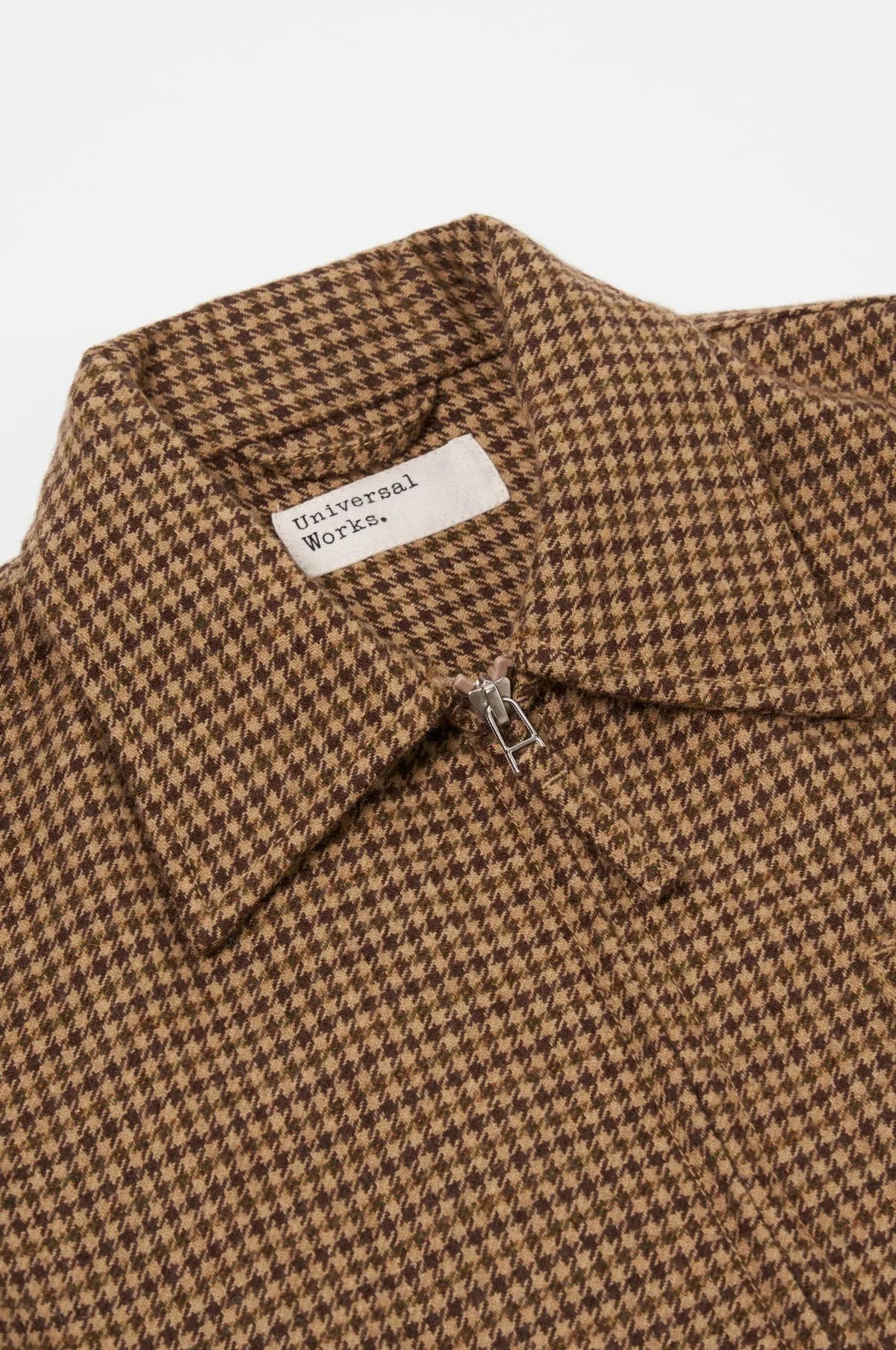 Rose Bowl Jacket Houndstooth Tweed Sand