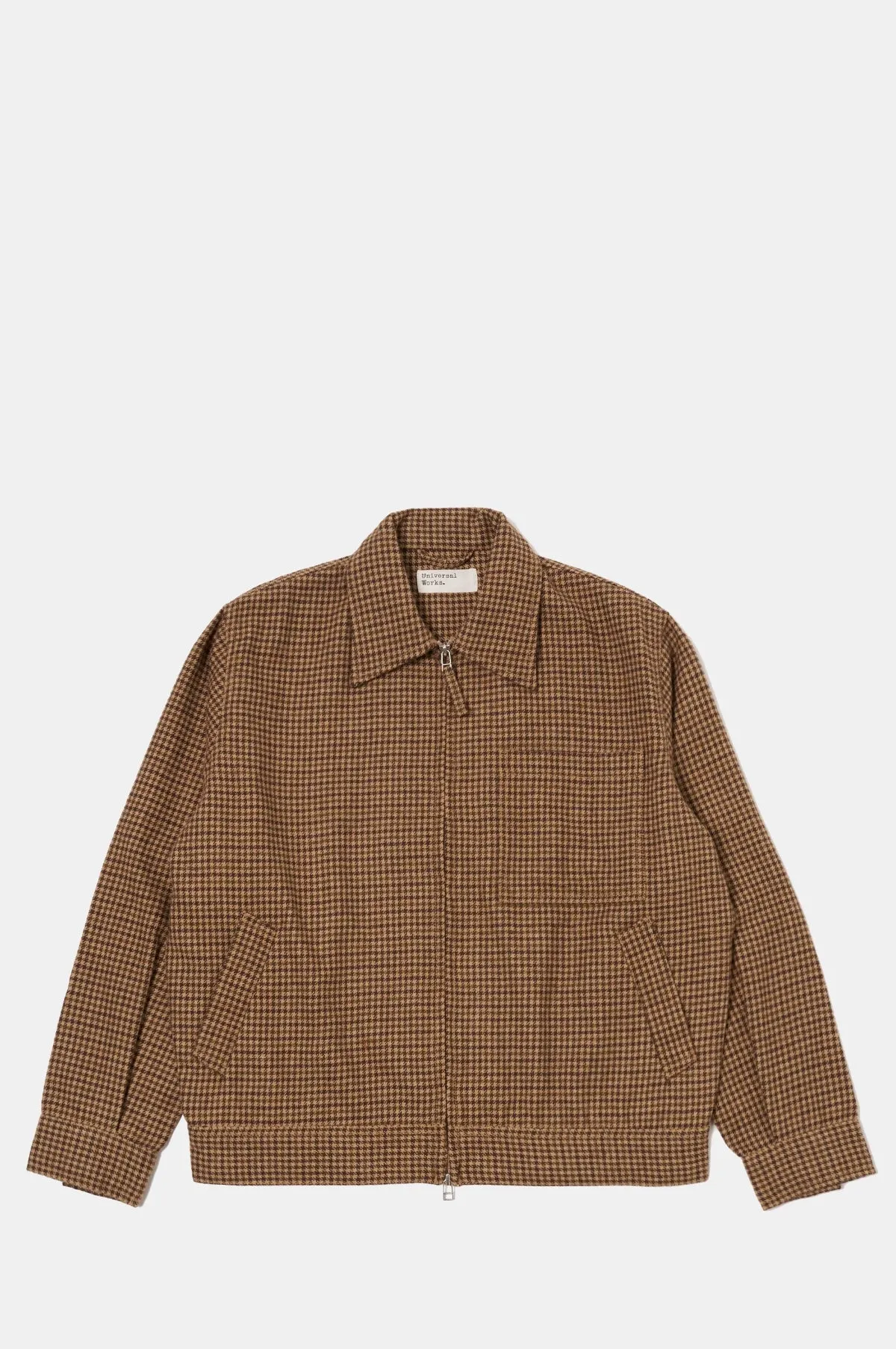 Rose Bowl Jacket Houndstooth Tweed Sand