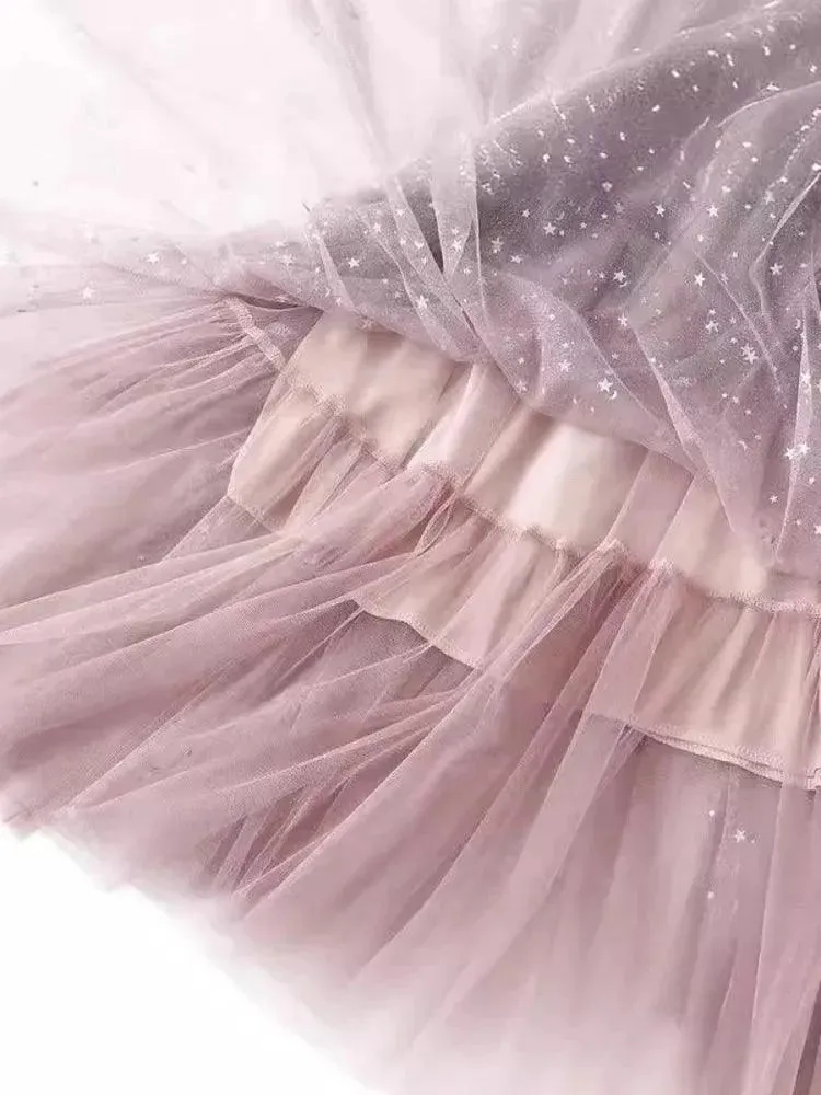 Sequin Skirt Gradient Guocali