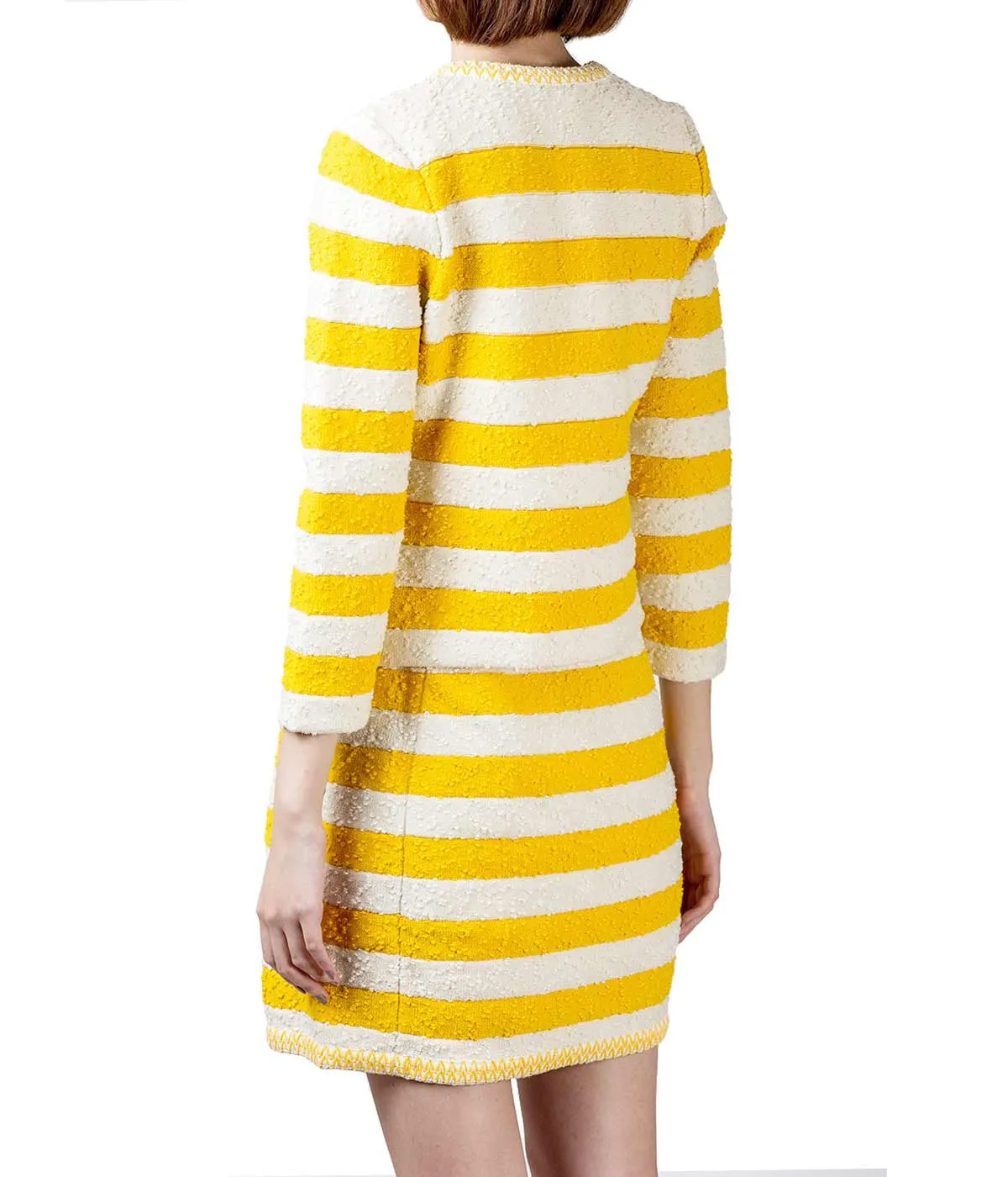 Striped Double Knit Jacket