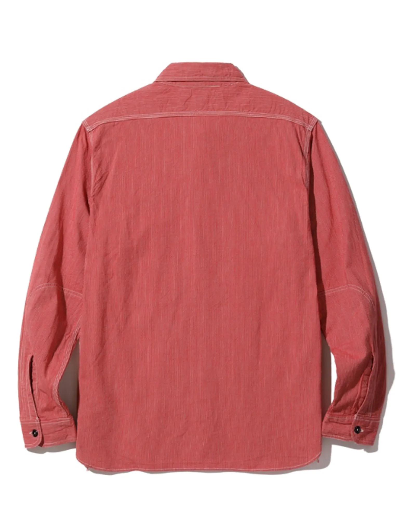 Sugar Cane, Jean Cord Work Shirt, Red
