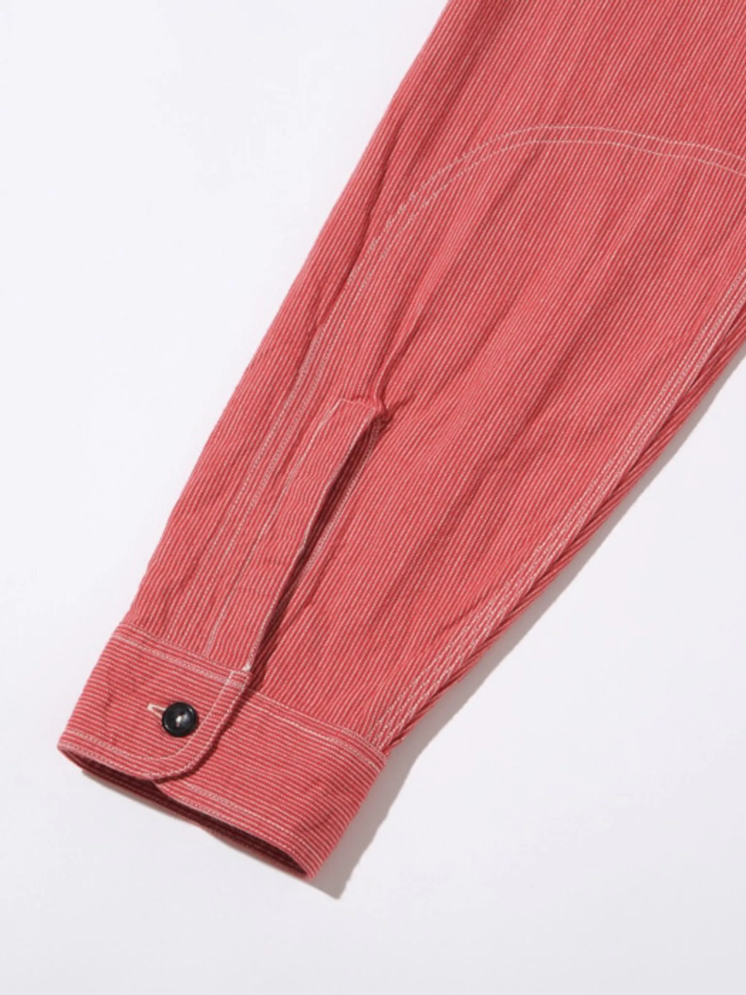Sugar Cane, Jean Cord Work Shirt, Red
