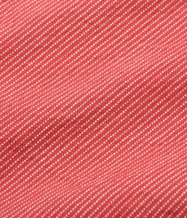 Sugar Cane, Jean Cord Work Shirt, Red