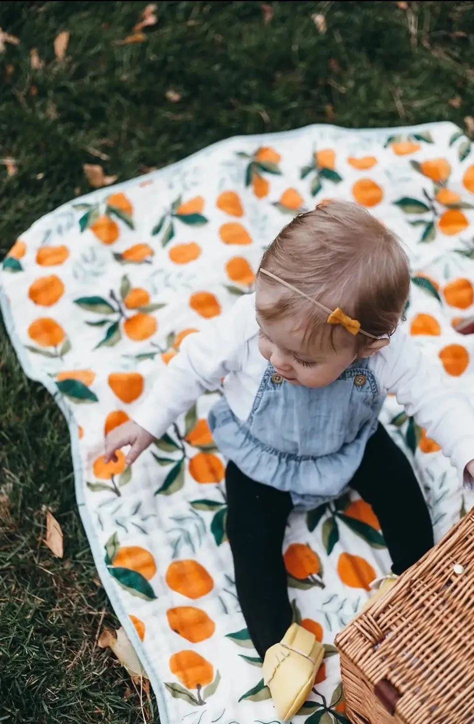 The Reversible 4 Layer Quilt - Clementine
