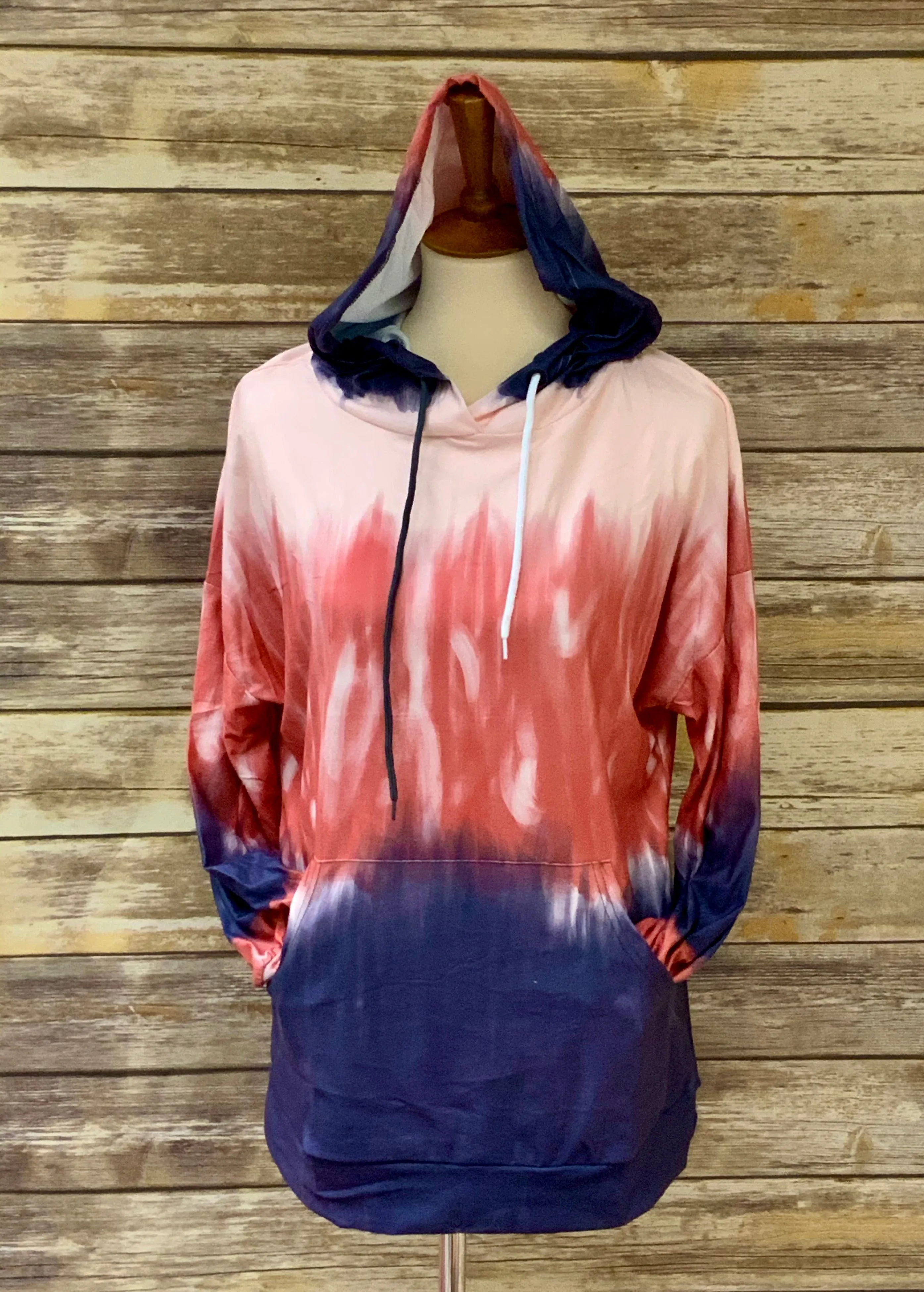 Tie Dye Hooded Pullovers
