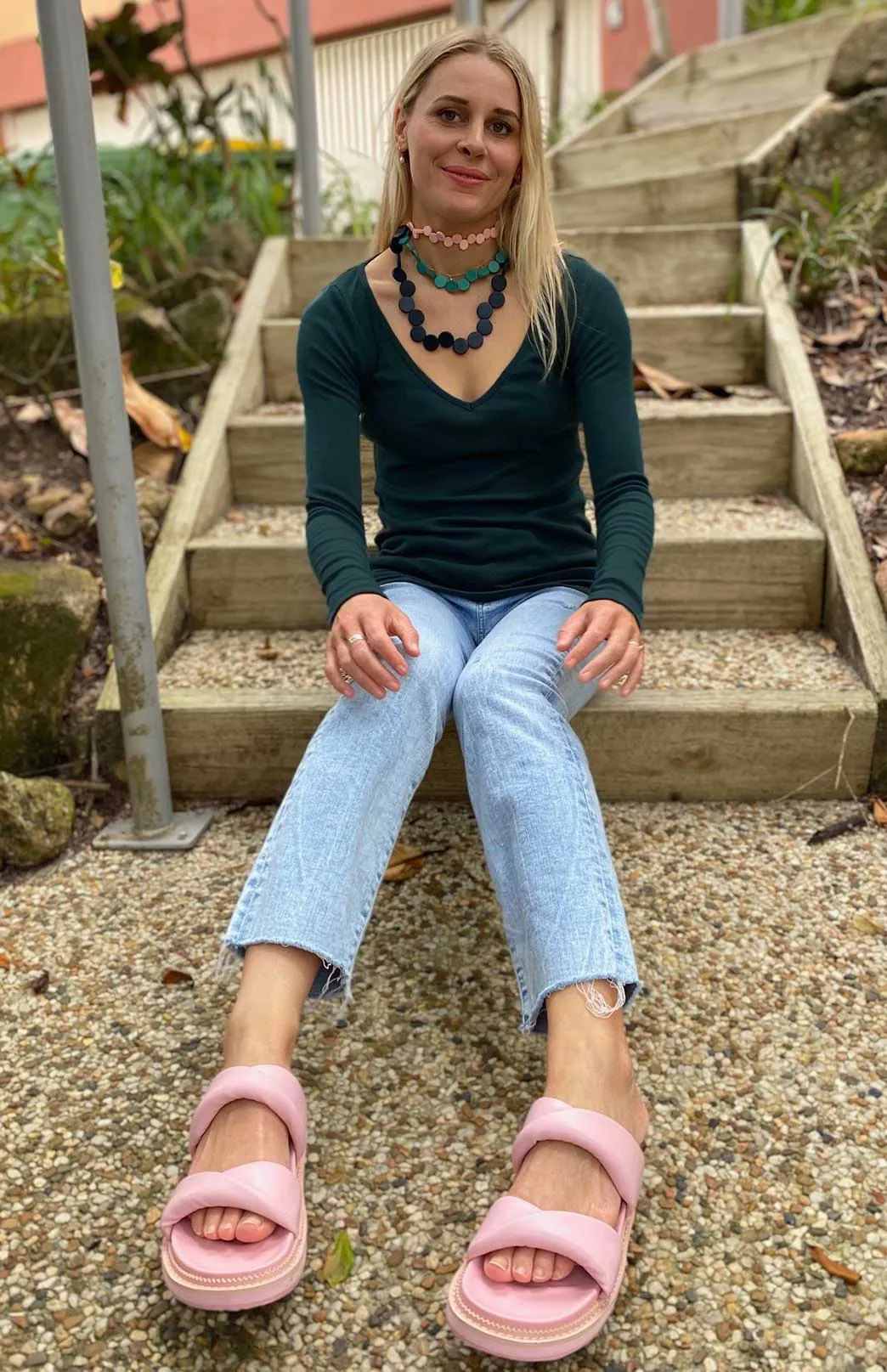 V-Neck (Rib) Top