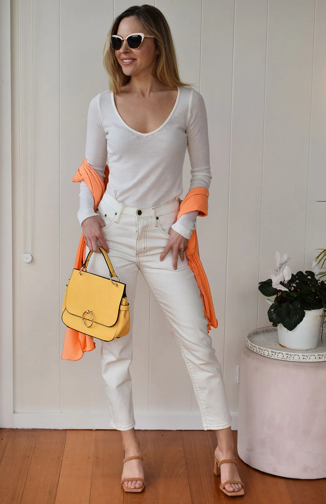 V-Neck (Rib) Top