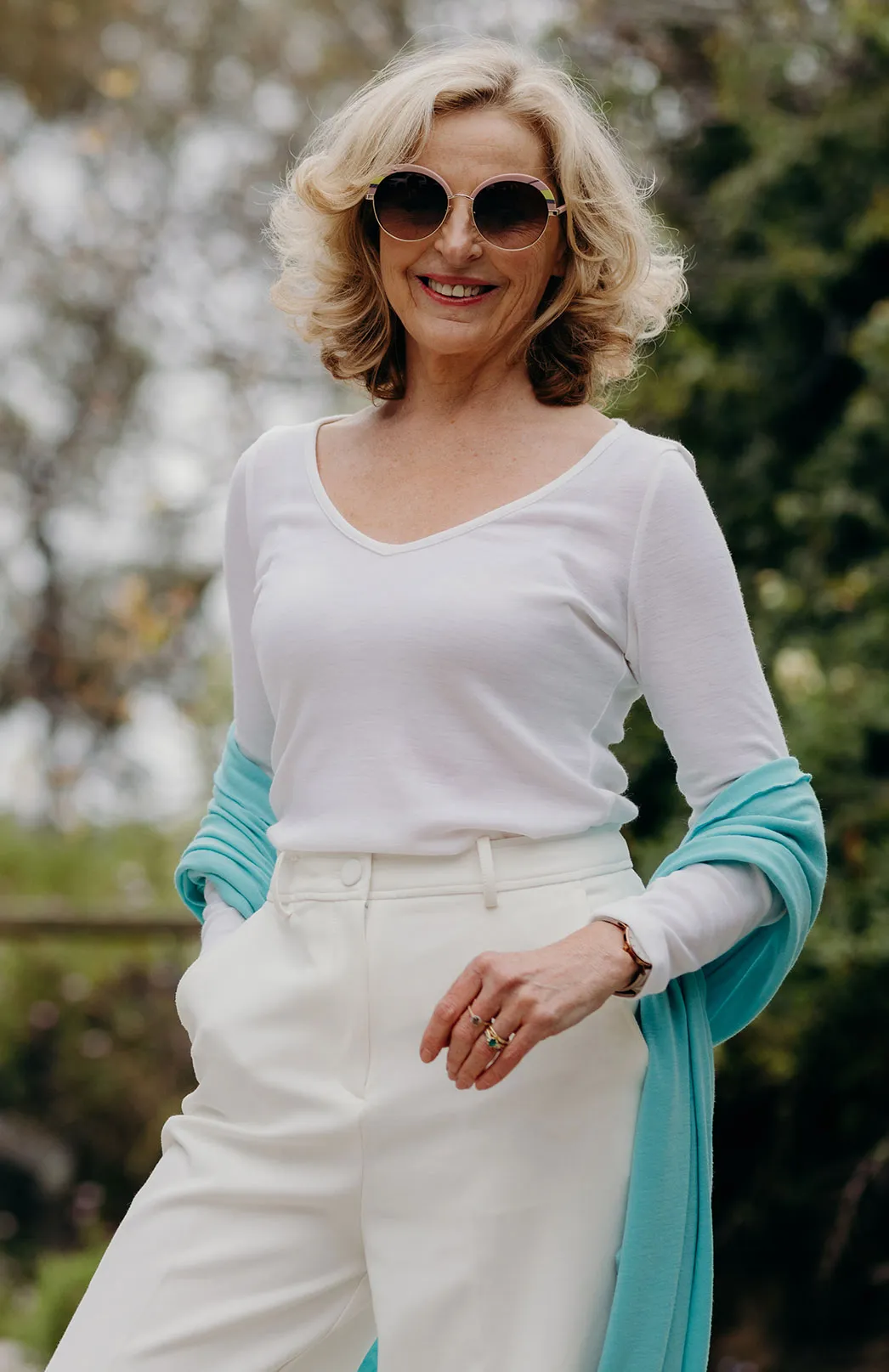 V-Neck (Rib) Top