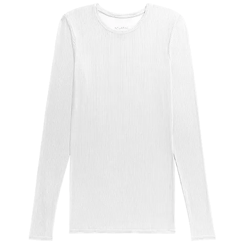 Whipped Long Sleeve in White